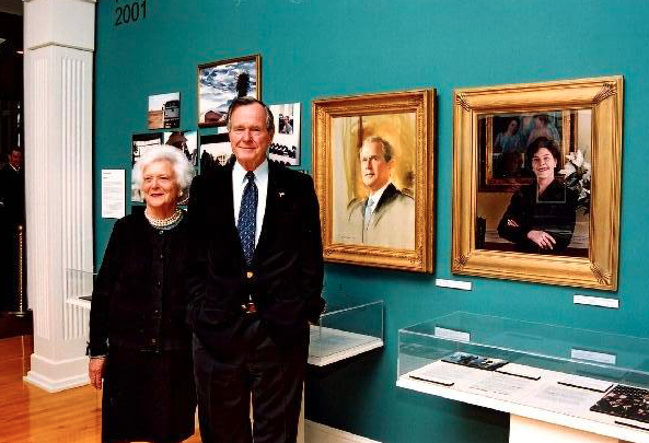 George and Mrs. Bush at 